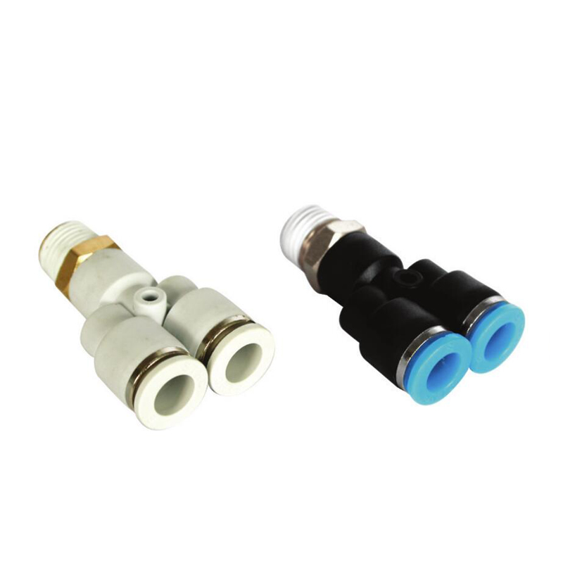 YPX, TPX Y-shaped threaded three-way quick insertion and removal plug