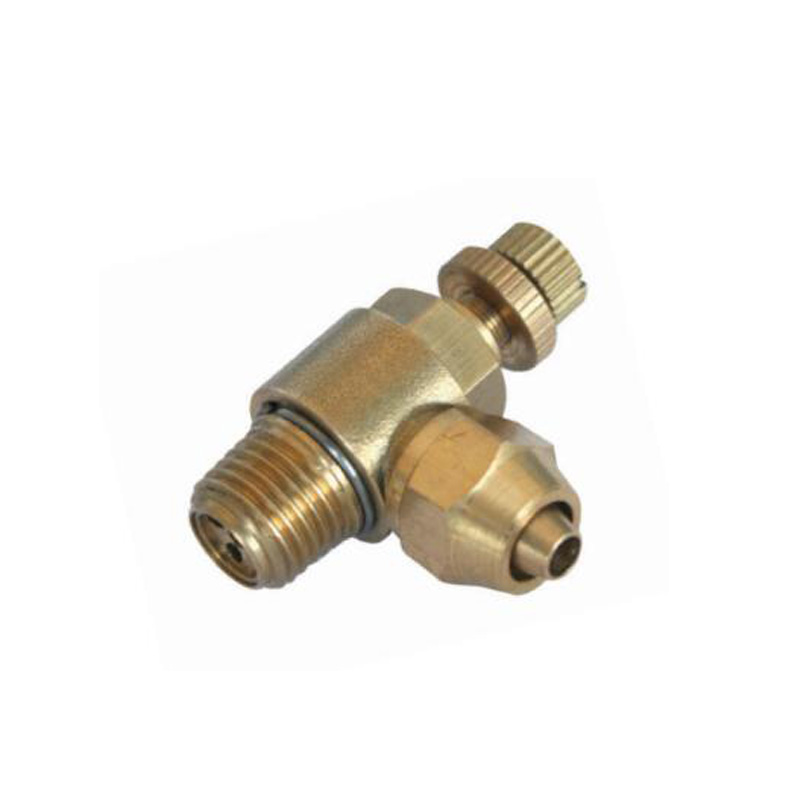 SP28 plug-in right angle speed control valve