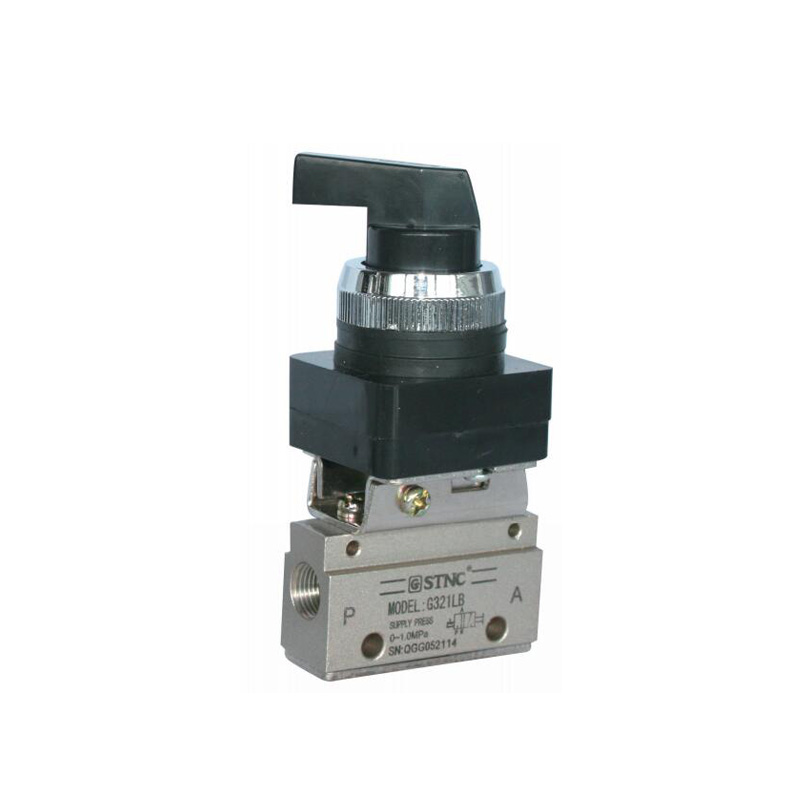 G series two position three-way manual/machine controlled valve