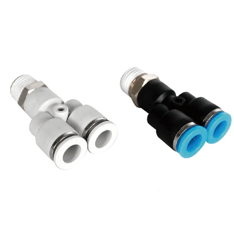 YPX/TPX Y-shaped threaded three-way quick insertion and removal plug