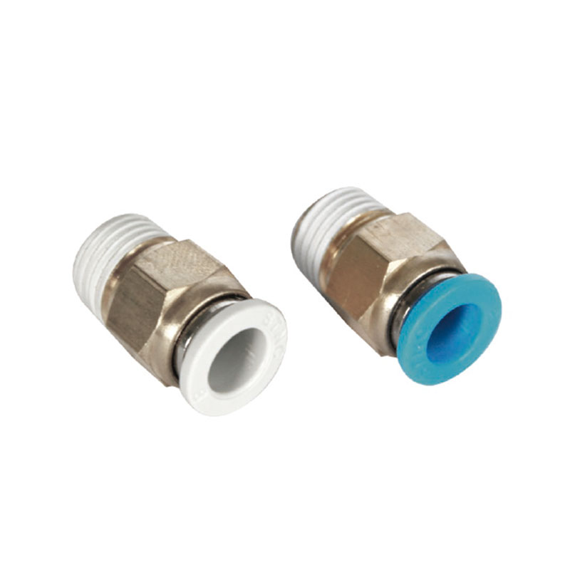 YPC / TPC threaded straight through quick insertion and removal plug